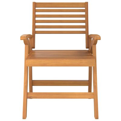 vidaXL Garden Chairs 2 pcs 58x58x87 cm Solid Wood Acacia