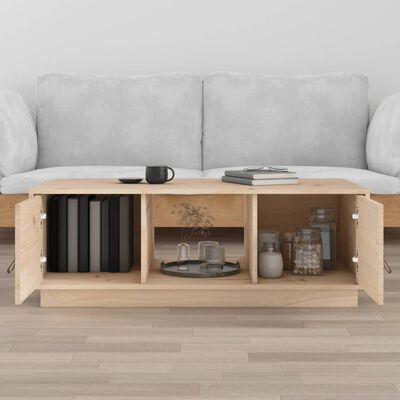 vidaXL Coffee Table 100x50x35 cm Solid Wood Pine