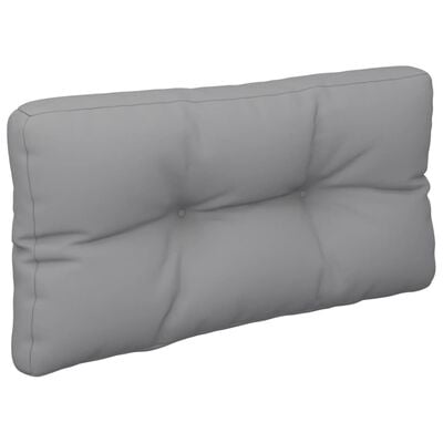 vidaXL Pallet Cushion Grey 70x40x12 cm Fabric