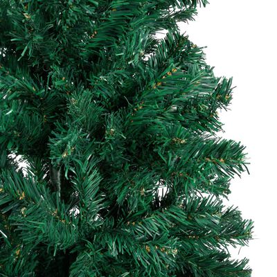 vidaXL Artificial Pre-lit Christmas Tree with Thick Branches Green 240 cm