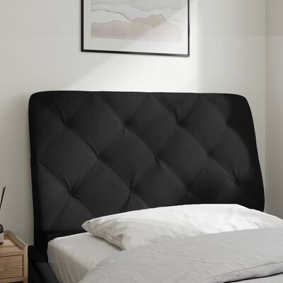 vidaXL Headboard Cushion Black 90 cm Velvet