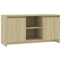 vidaXL TV Cabinet Sonoma Oak 102x37.5x52.5 cm Engineered Wood