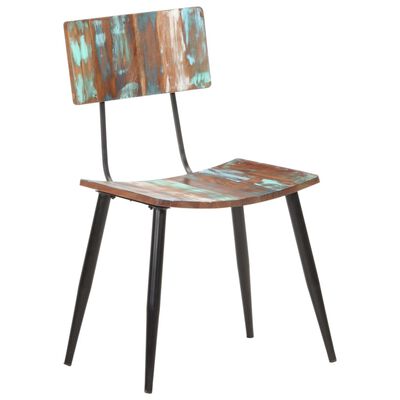 vidaXL Dining Chairs 4 pcs Solid Reclaimed Wood