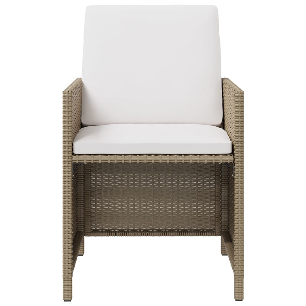 beige rattan chairs