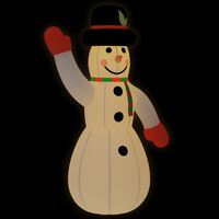 vidaXL Christmas Inflatable Snowman with LEDs 455 cm