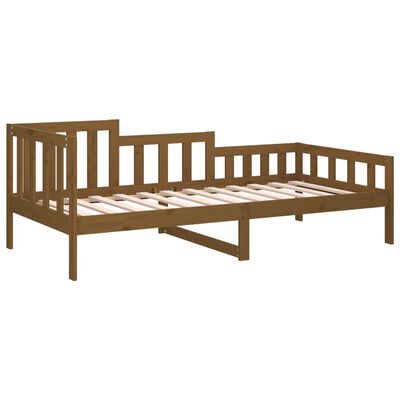 vidaXL Day Bed without Mattress Honey Brown 90x190 cm Single Solid Wood Pine