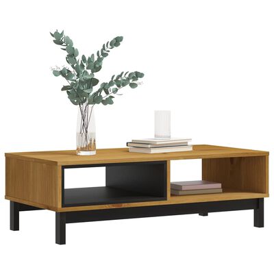 vidaXL Coffee Table FLAM 100x50x32.5 cm Solid Wood Pine