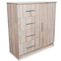 vidaXL Sideboard Engineered Wood 79x35x88 cm Oak