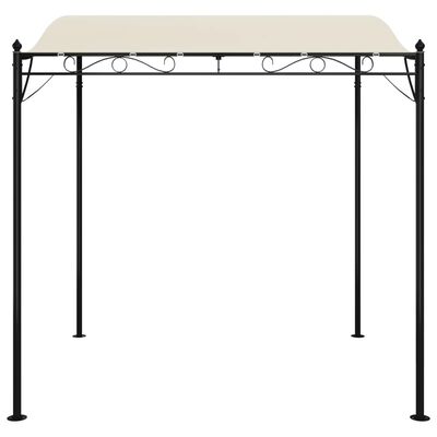 vidaXL Canopy Cream 2x2.3 m 180 g/m² Fabric and Steel