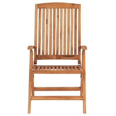vidaXL Reclining Garden Chairs 6 pcs Solid Teak Wood