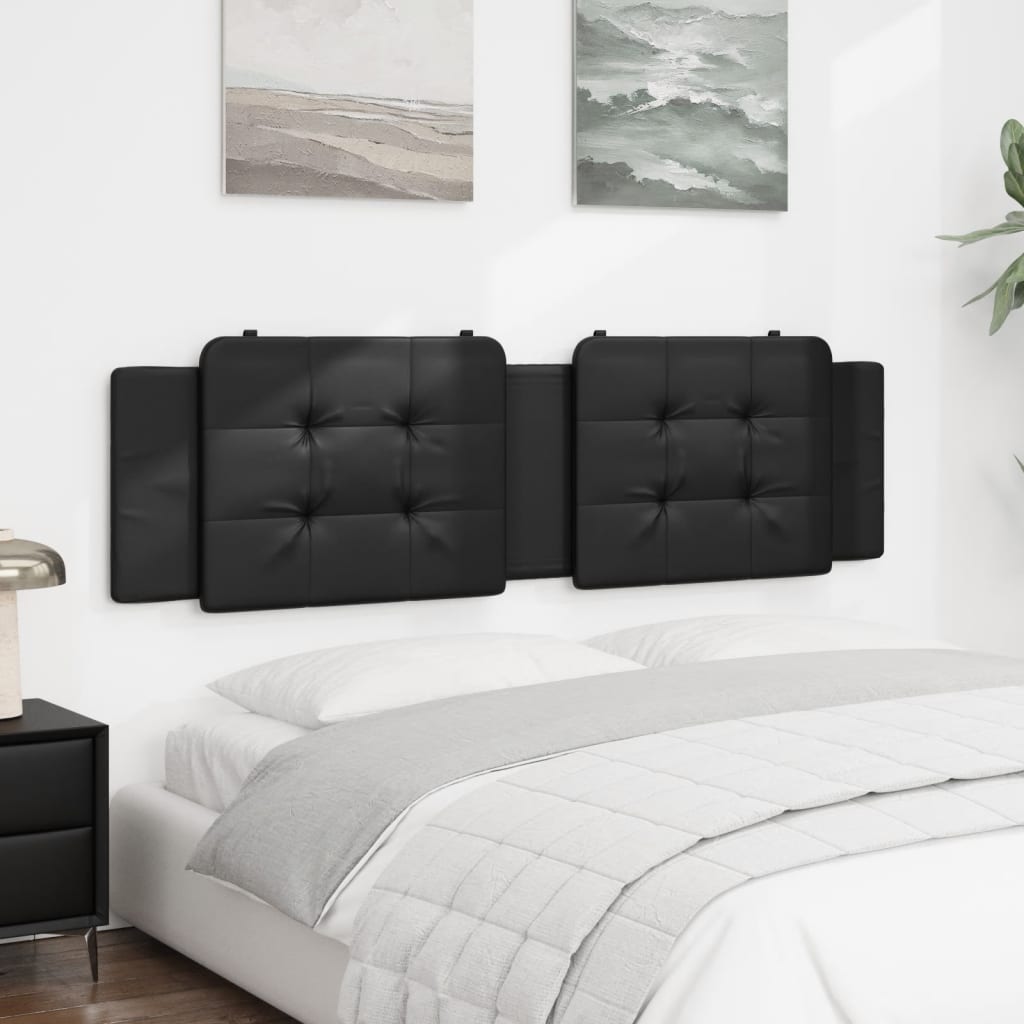 vidaXL Headboard Cushion Black 180 cm Faux Leather