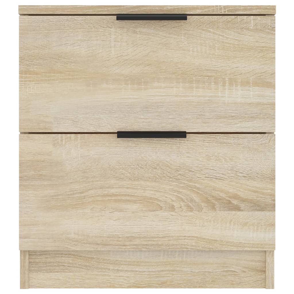 vidaXL Bedside Cabinets 2 pcs Sonoma Oak Engineered Wood