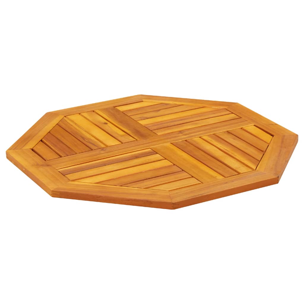 vidaXL Table Top 70x70x2 cm Octagonal Solid Wood Acacia