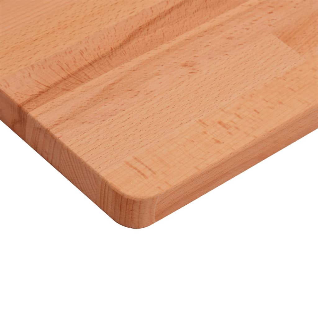 vidaXL Table Top 40x40x2.5 cm Square Solid Wood Beech