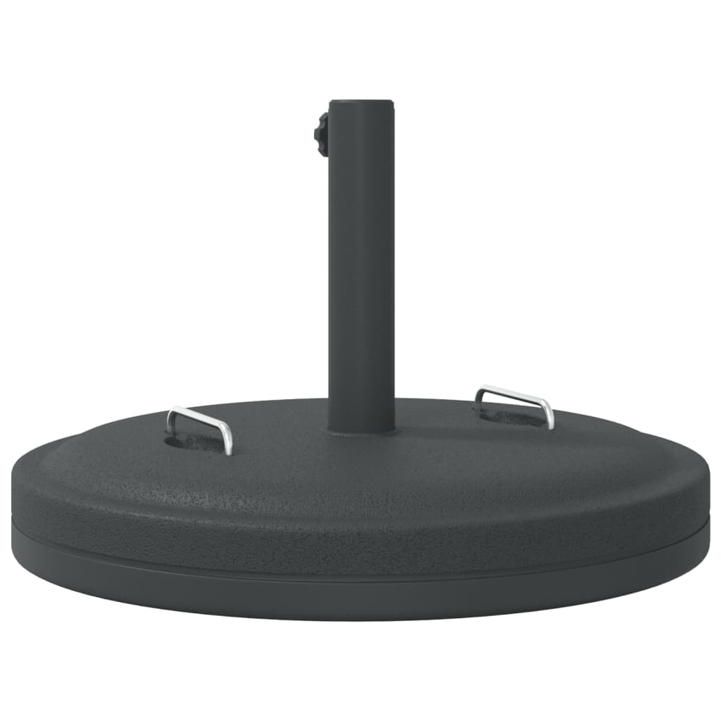 vidaXL Parasol Base with Handles for Ø38 / 48 mm Poles 25 kg Round