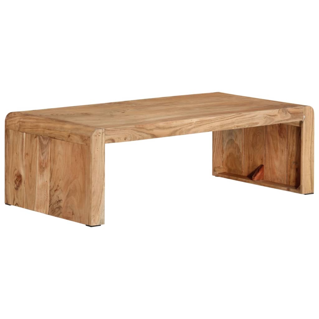 vidaXL Coffee Table 110x55x35 cm Solid Wood Acacia