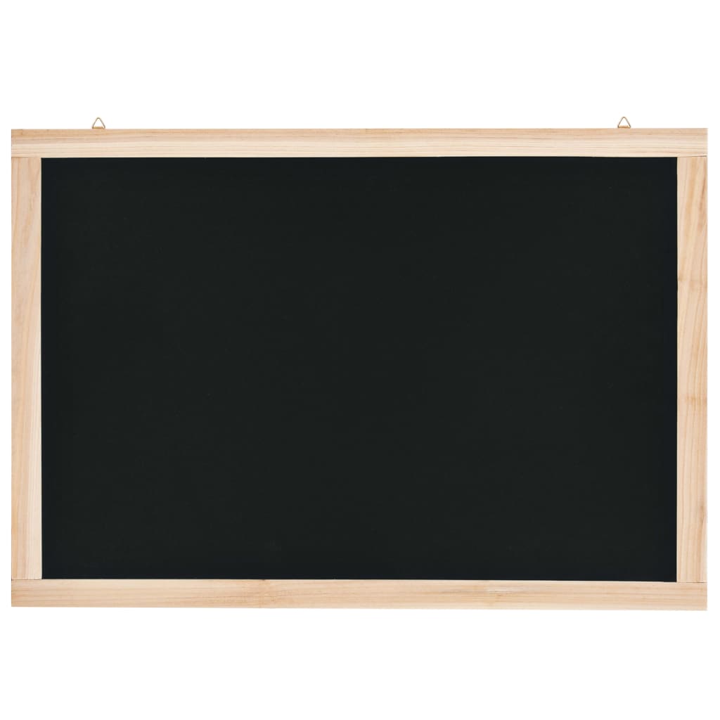 vidaXL Wall-Mounted Blackboard Cedar Wood 40x60 cm