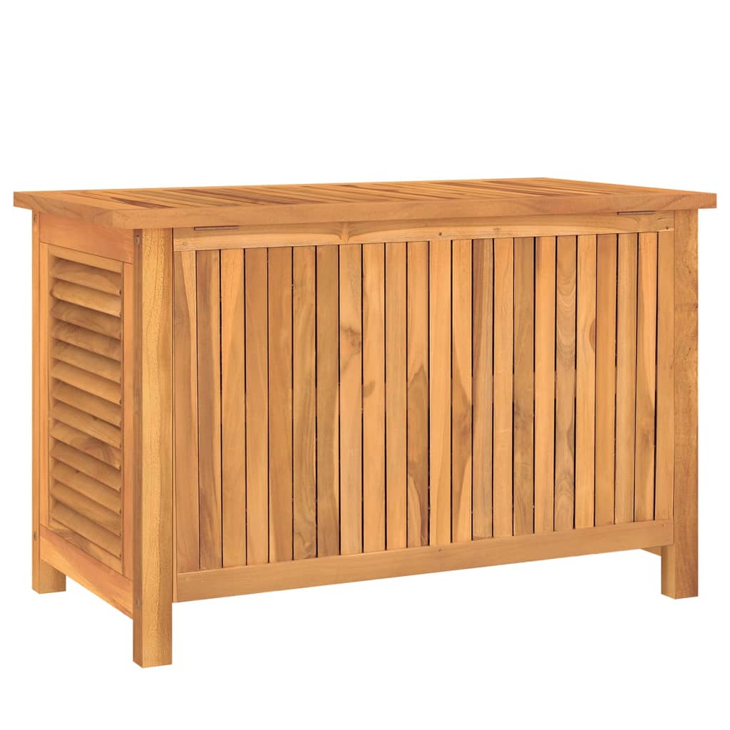 vidaXL Garden Storage Box with Bag 90x50x58 cm Solid Wood Teak