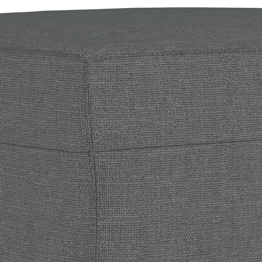 vidaXL Footstool Dark Grey 70x55x41 cm Fabric