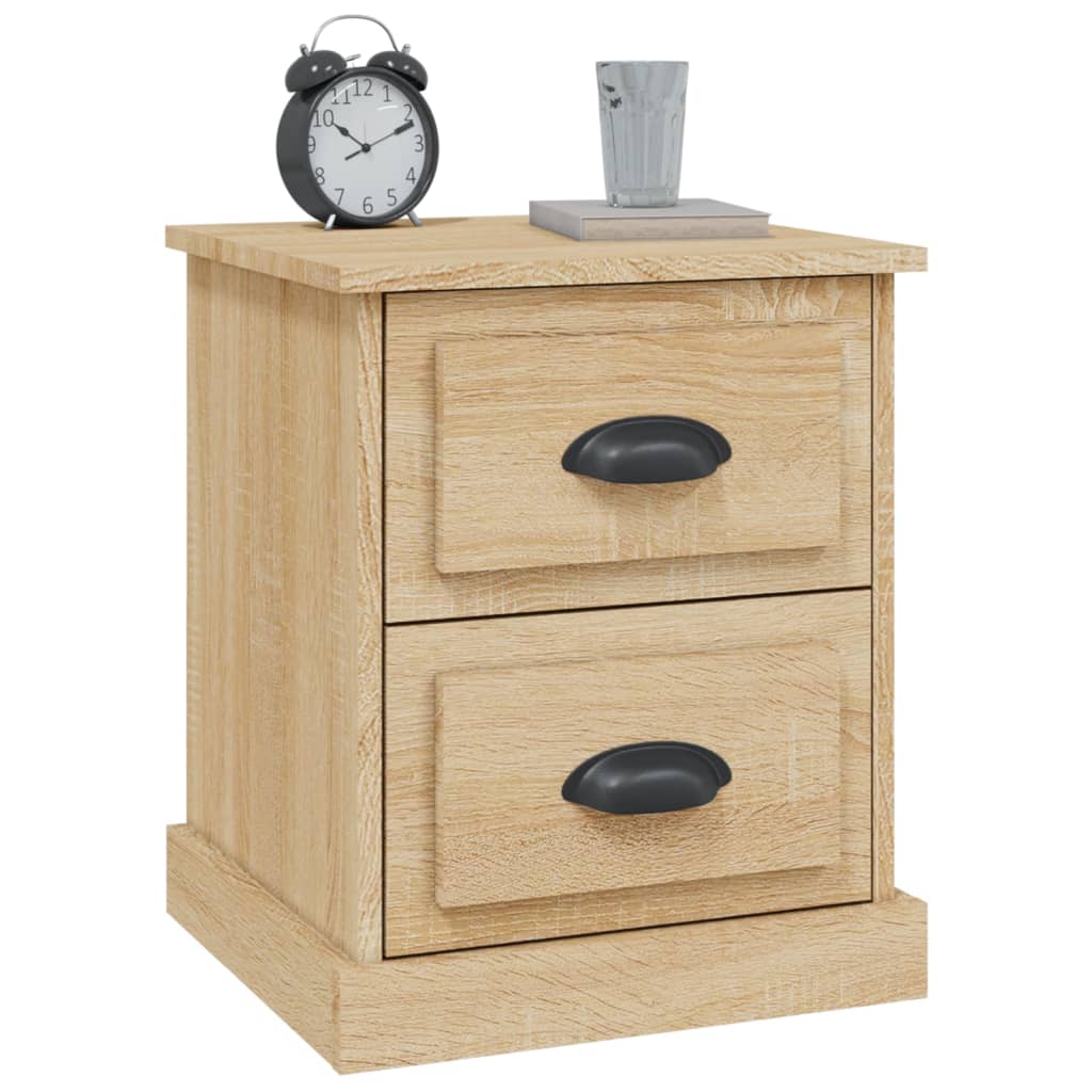 vidaXL Bedside Cabinet Sonoma Oak 39x39x47.5 cm Engineered Wood