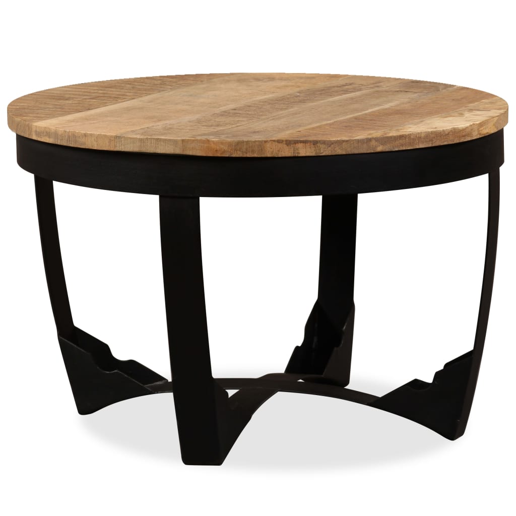 vidaXL Coffee Table Solid Rough Mango Wood 60x40 cm