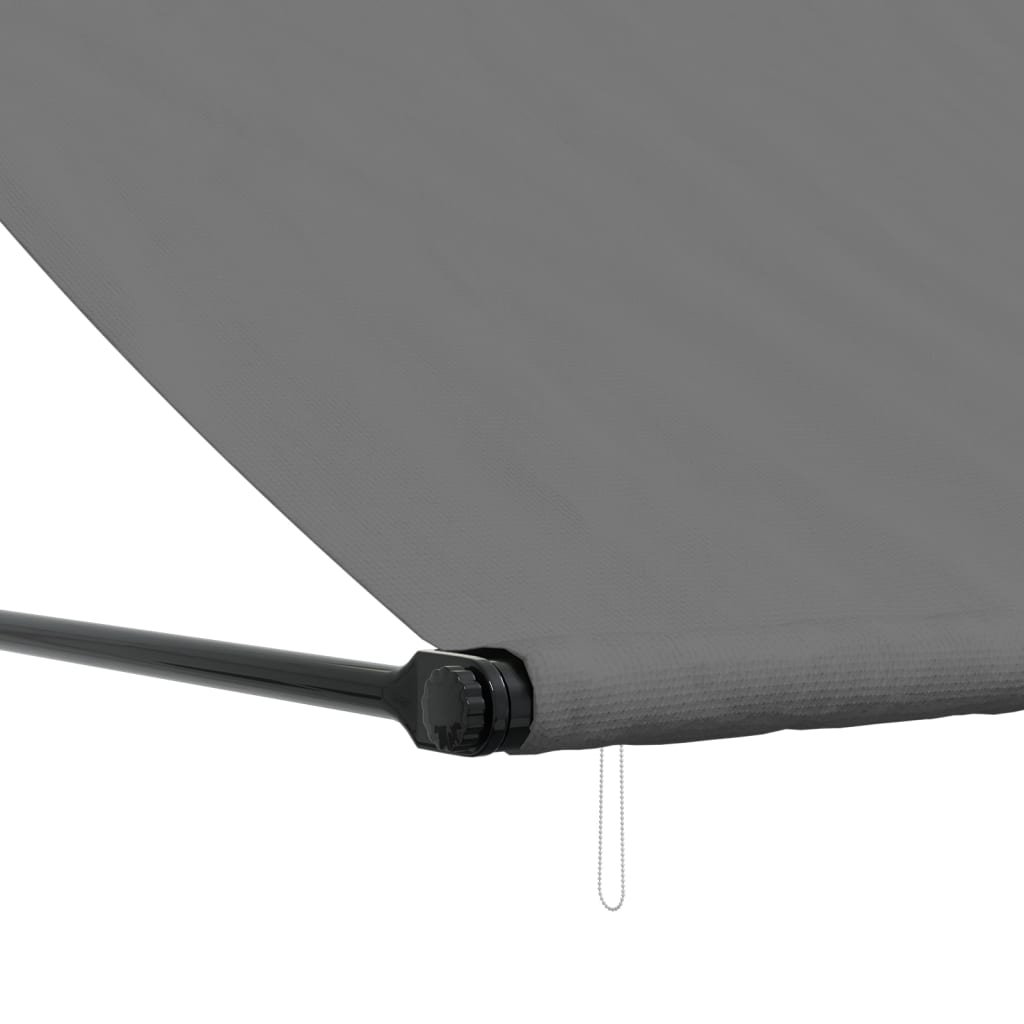 vidaXL Retractable Awning Anthracite 200x150 cm Fabric and Steel