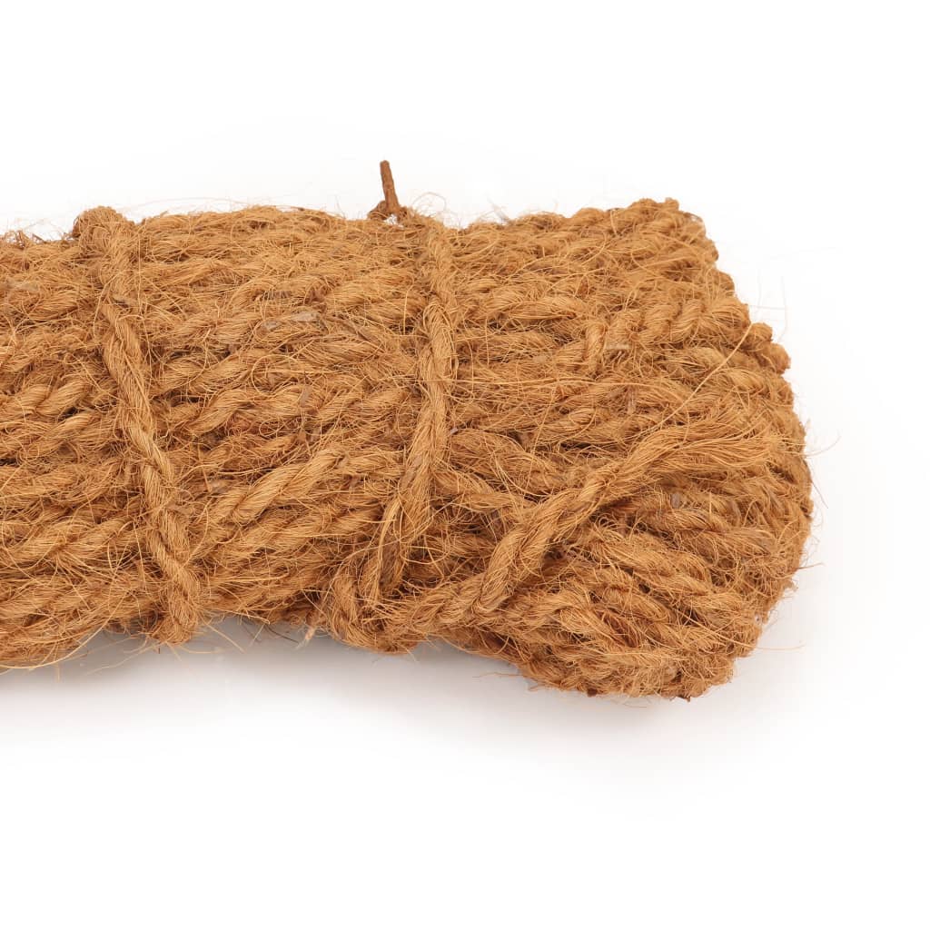 vidaXL Coir Rope 8-10 mm 100m