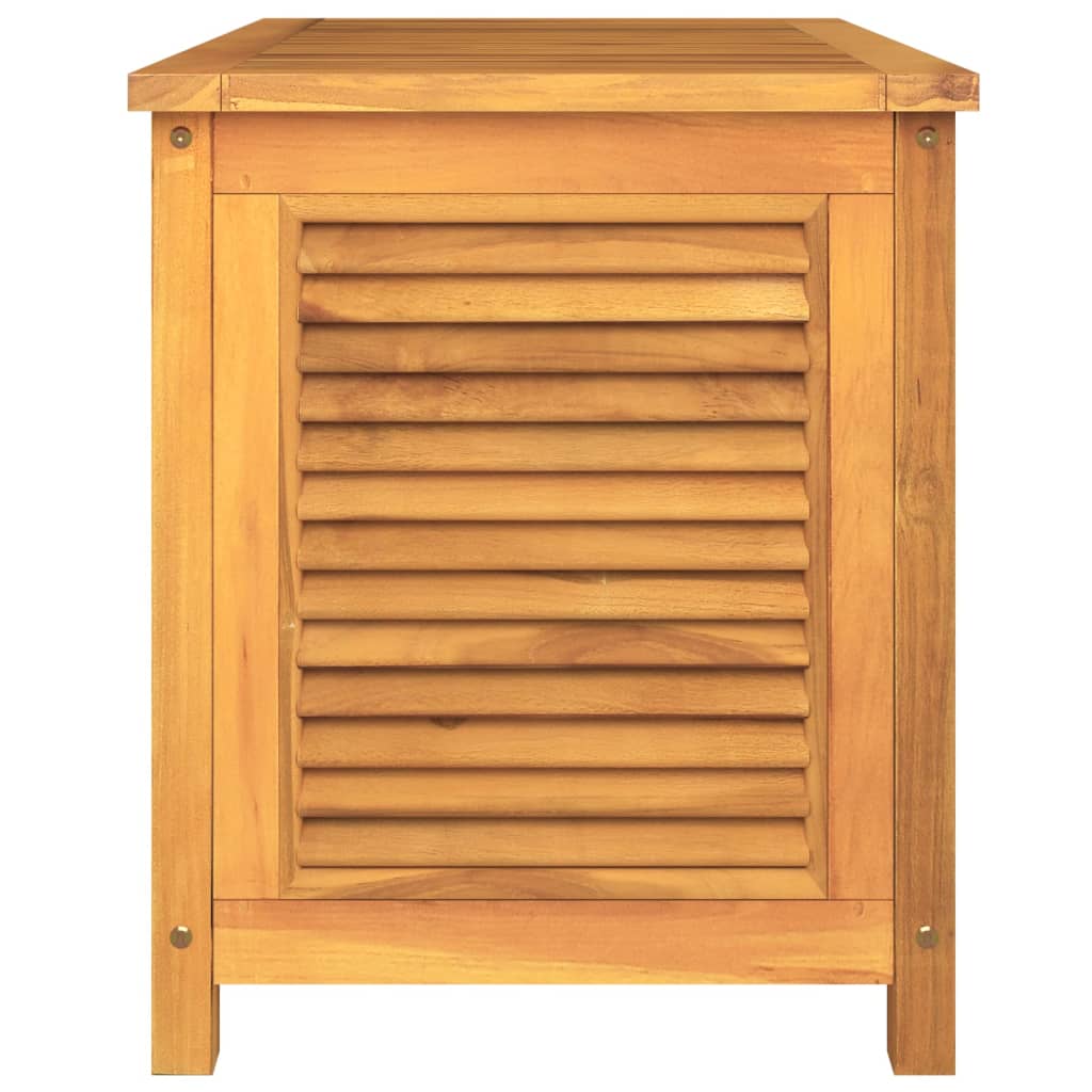 vidaXL Garden Storage Box with Bag 90x50x58 cm Solid Wood Teak