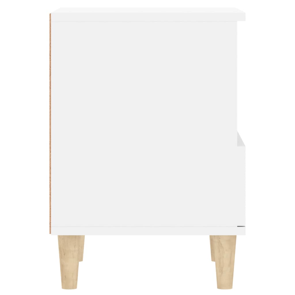 vidaXL Bedside Cabinets 2 pcs White 40x35x50 cm