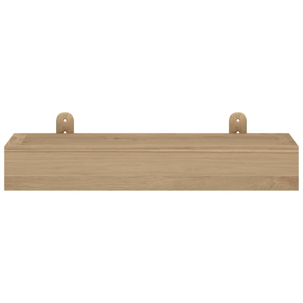 vidaXL Wall Shelves 2 pcs 40x15x4 cm Solid Wood Teak