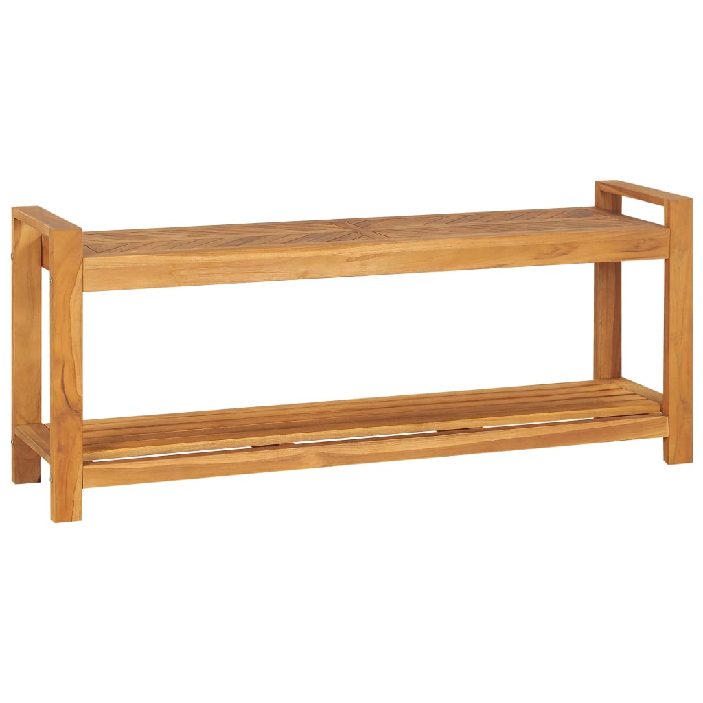 vidaXL Bench 120 cm Solid Teak Wood