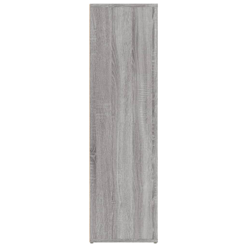 vidaXL Sideboard Grey Sonoma 80x30x106 cm Engineered Wood