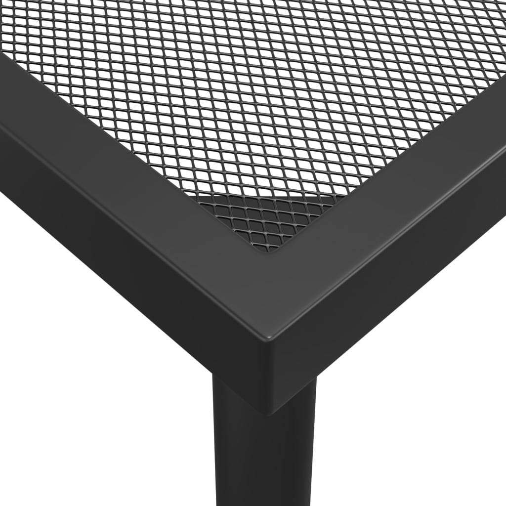 vidaXL Garden Table Anthracite 110x80x72 cm Steel Mesh