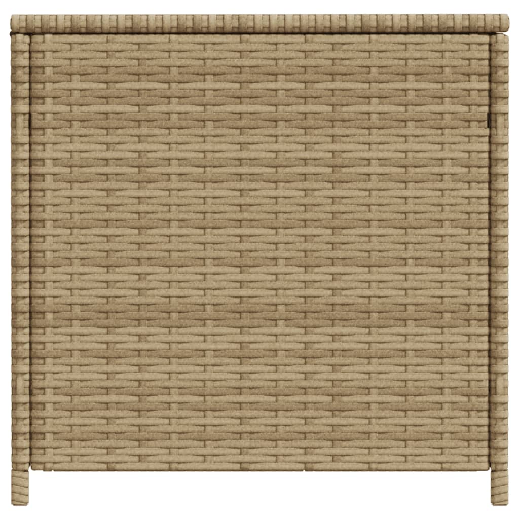 vidaXL Garden Storage Box Mix Beige 469L Poly Rattan