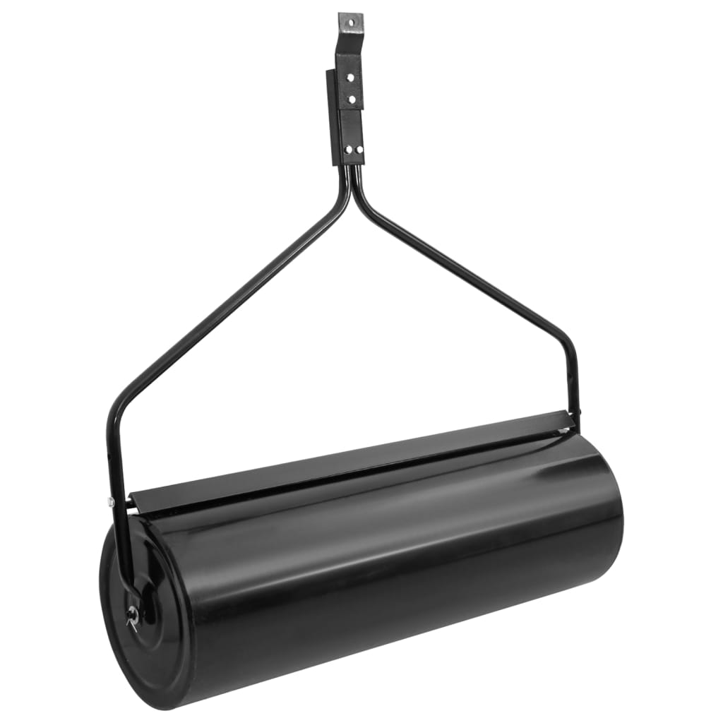 vidaXL Garden Lawn Roller Black 63 L Iron