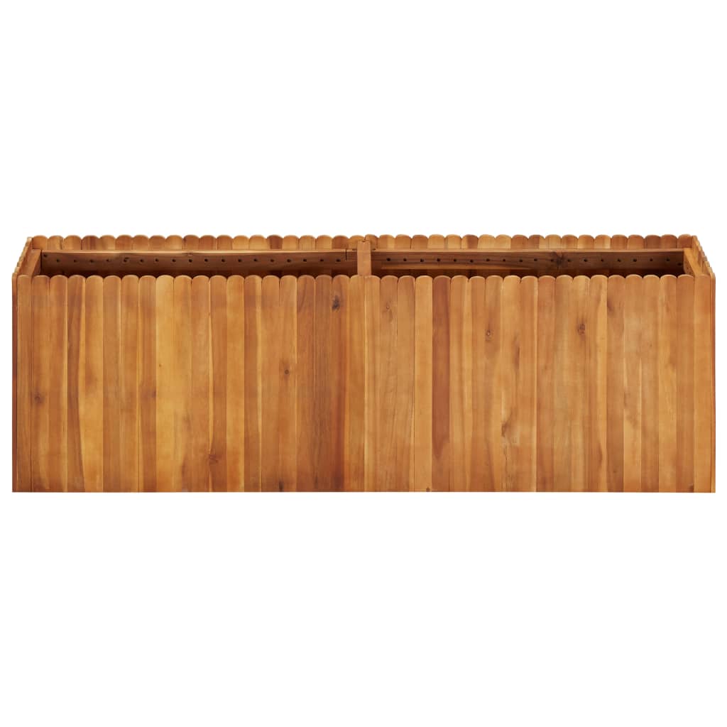 vidaXL Garden Raised Bed 150x30x50 cm Solid Acacia Wood