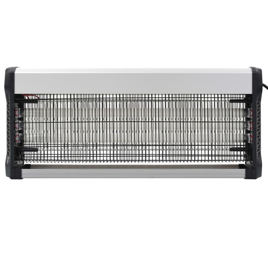 vidaXL Insect Killer Black Aluminium ABS 60 W