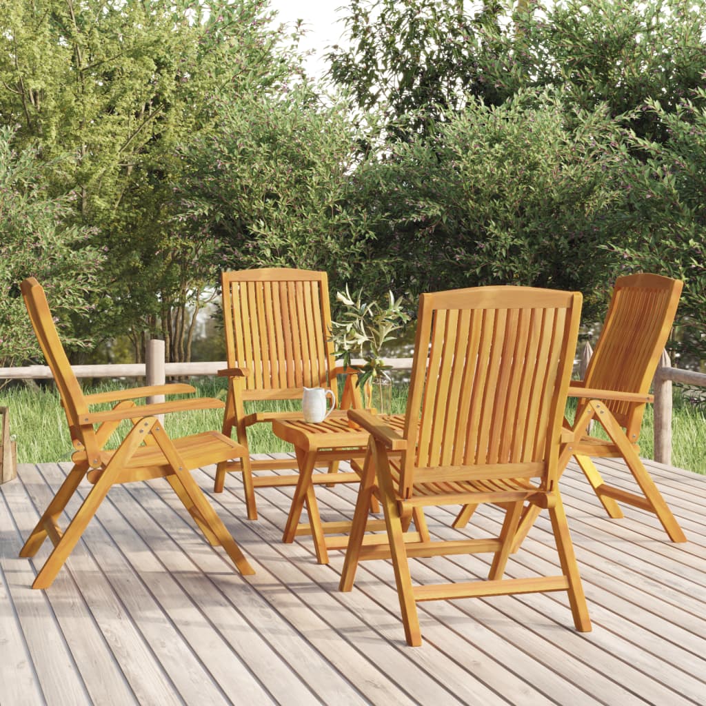 vidaXL 5 Piece Garden Lounge Set Solid Wood Teak