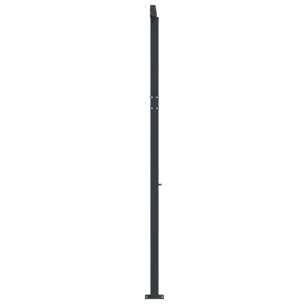 vidaXL Awning Post Set Anthracite 600x245 cm Iron