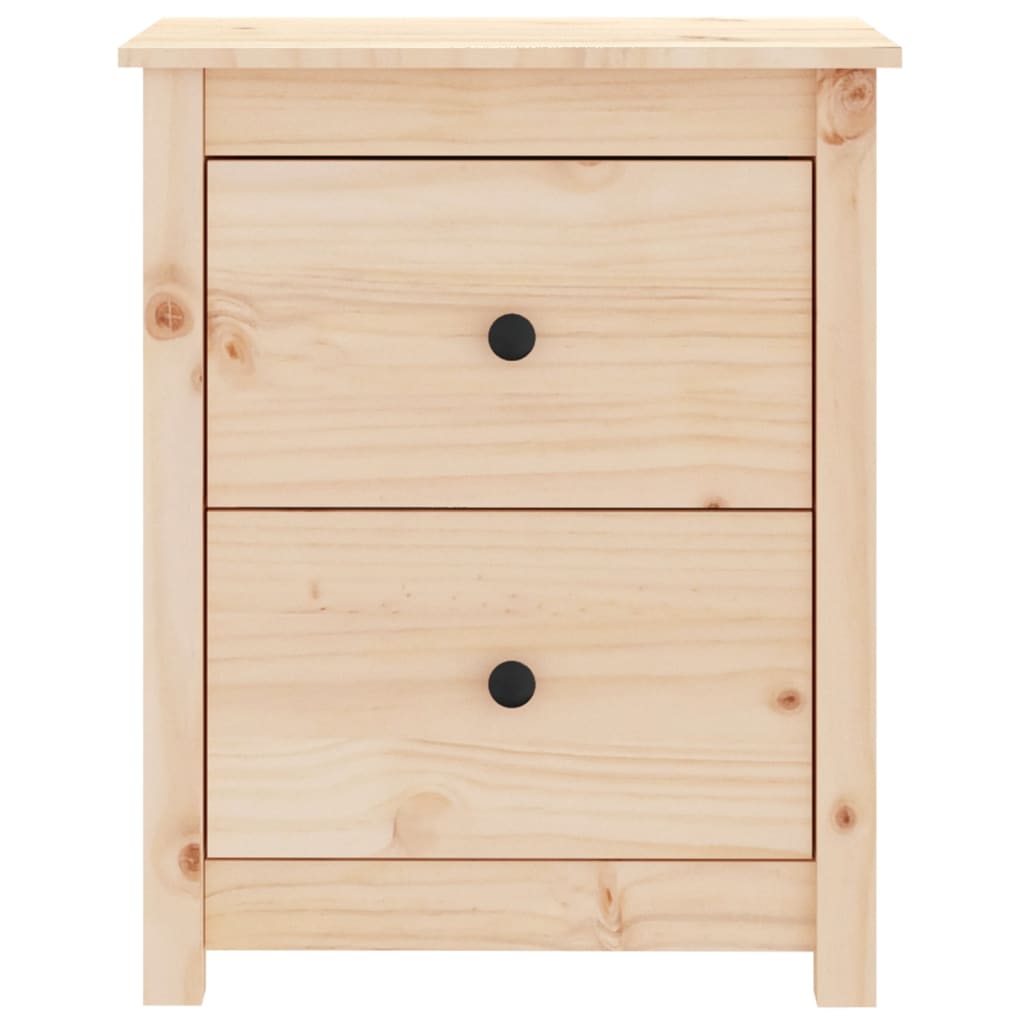 vidaXL Bedside Cabinet 50x35x61.5 cm Solid Wood Pine