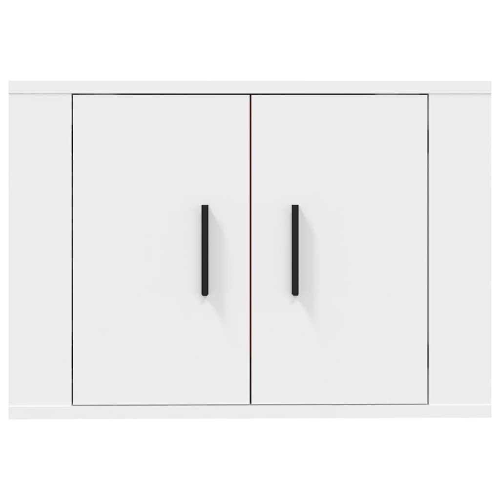 vidaXL Wall Mounted TV Cabinet White 57x34.5x40 cm