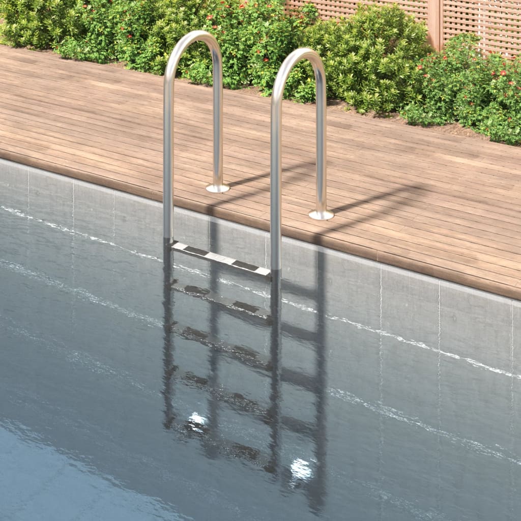 vidaXL Pool Ladder 54x38x211 cm 304 Stainless Steel