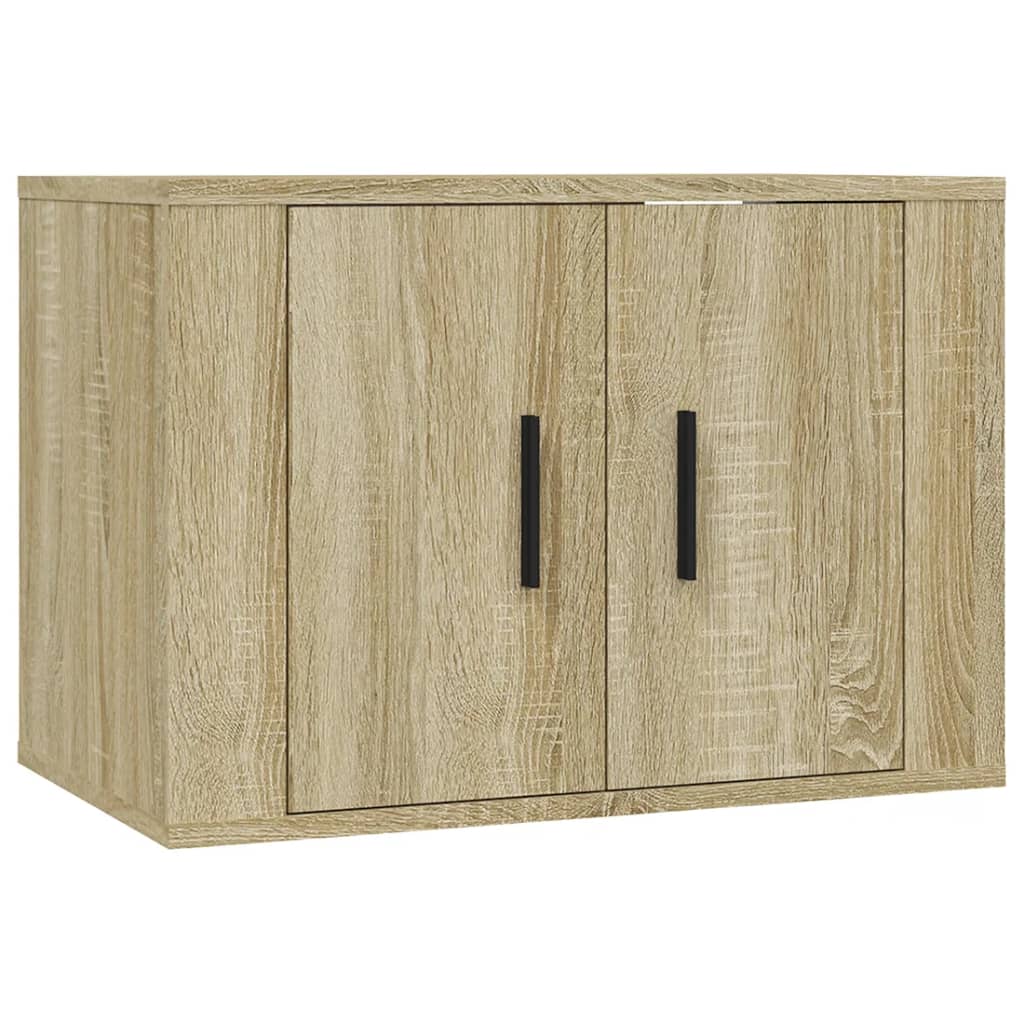 vidaXL 4 Piece TV Cabinet Set Sonoma Oak Engineered Wood