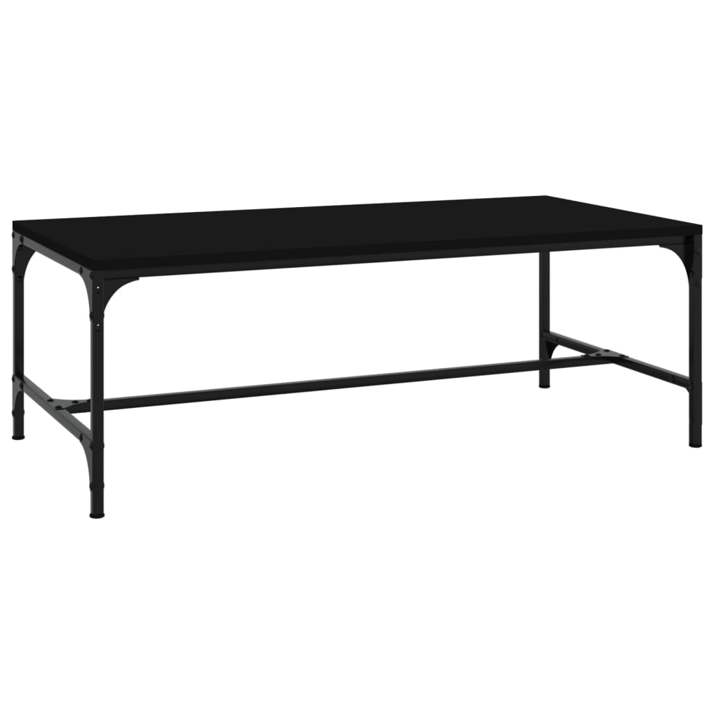 vidaXL Coffee Table Black 80x50x35 cm Engineered Wood