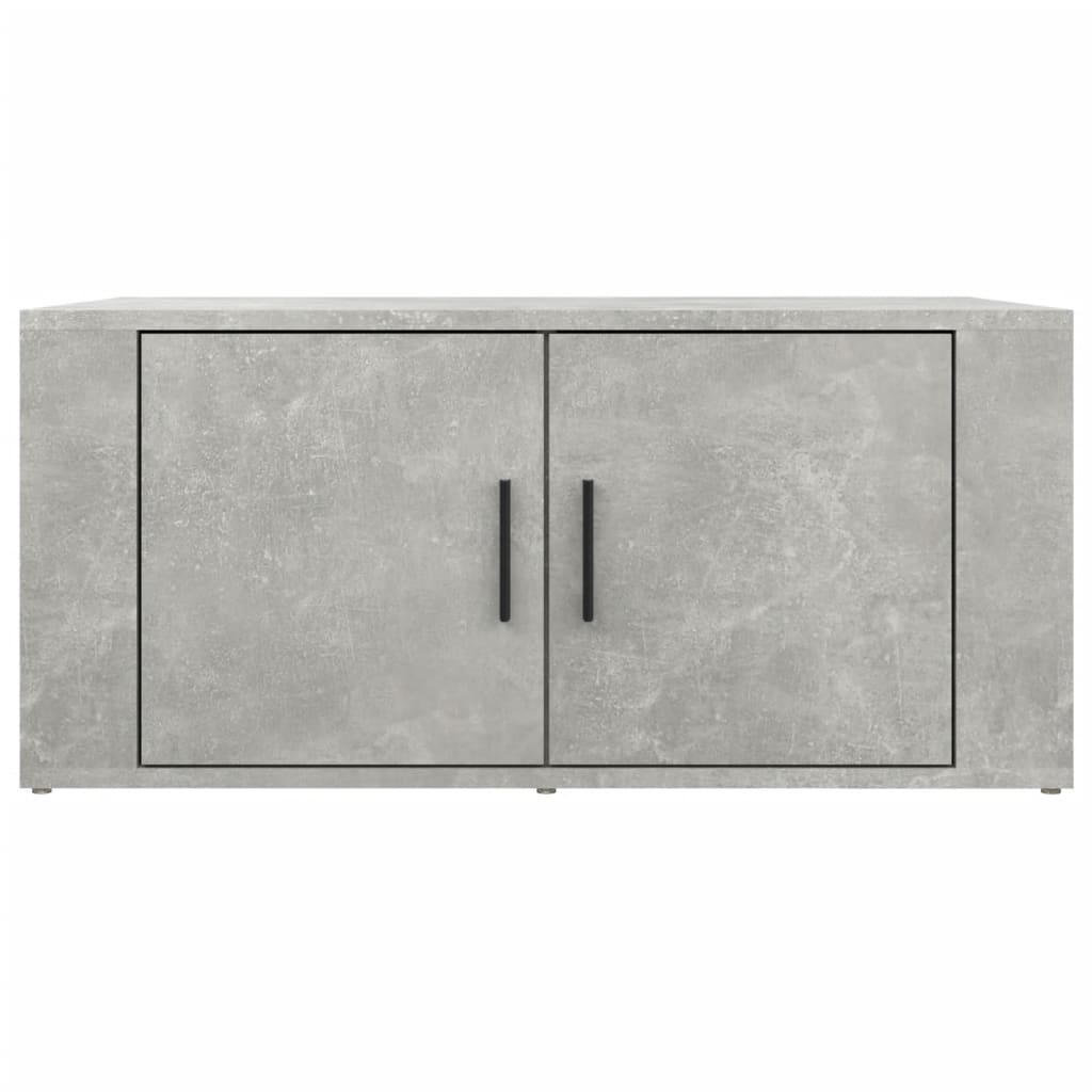 vidaXL Coffee Table Concrete Grey 80x50x36 cm Engineered Wood