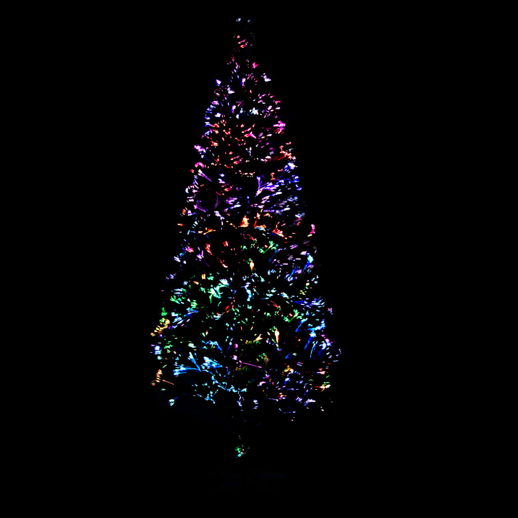 vidaXL Artificial Christmas Tree with Stand Green 150 cm Fibre Optic