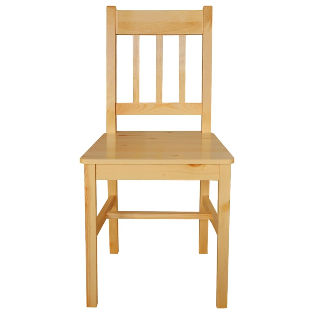 vidaXL Dining Chairs 2 pcs Pinewood