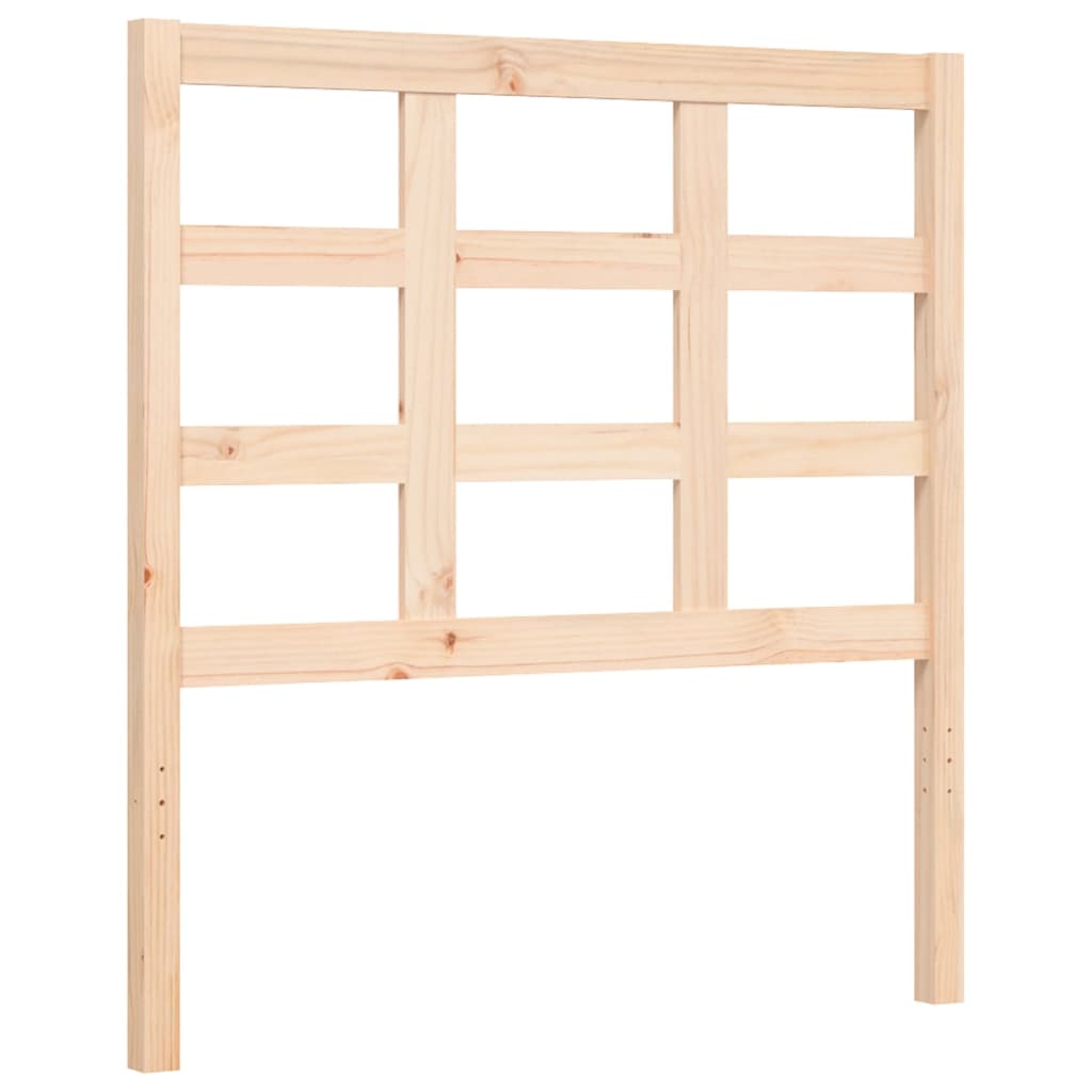 vidaXL Bed Frame without Mattress 90x190 cm Single Solid Wood Pine