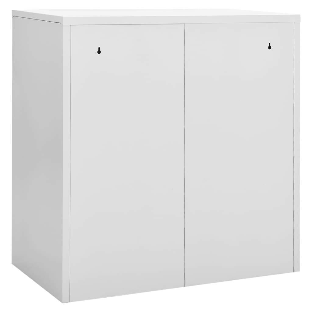 vidaXL Locker Cabinets 5 pcs Light Grey 90x45x92.5 cm Steel