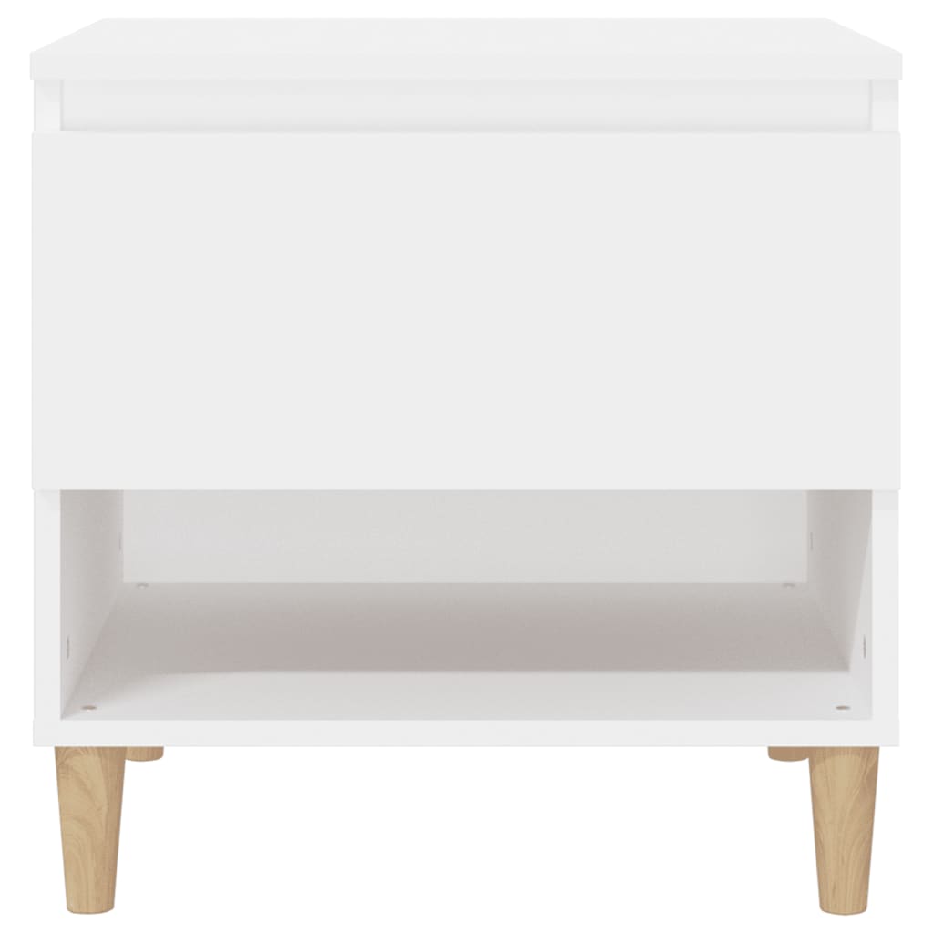 vidaXL Bedside Tables 2 pcs White 50x46x50 Engineered Wood